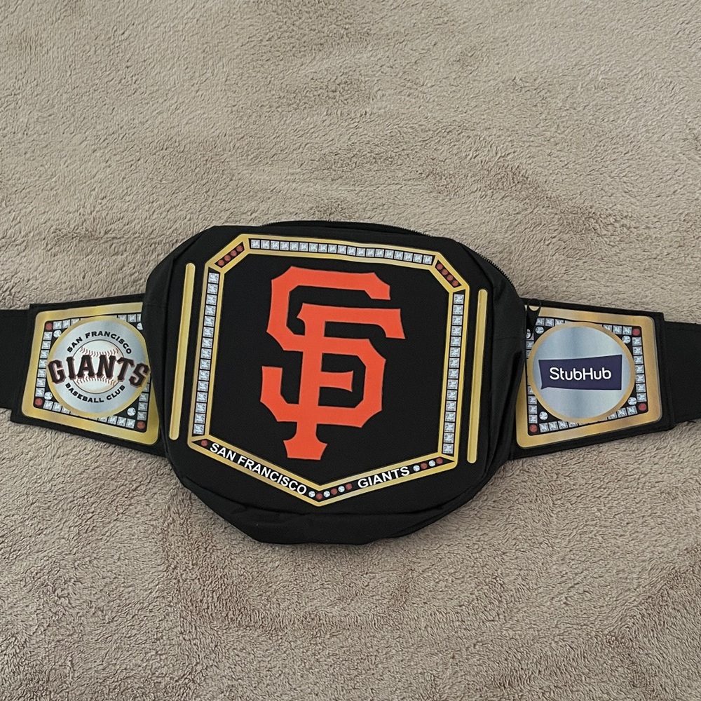 San Francisco Giants Black and Orange Belt Bag